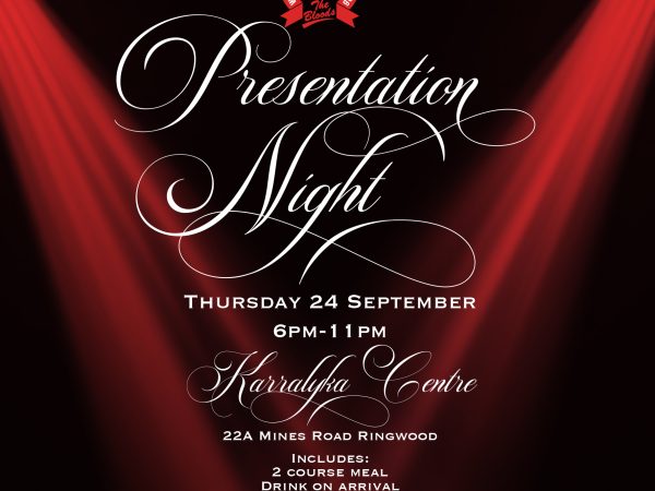 WFC Presentation night